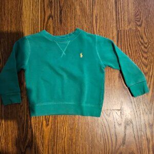 Polo Ralph Lauren green sweatshirt size 3